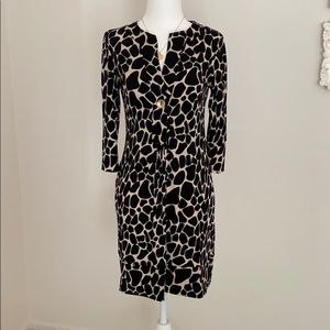 Animal print dress